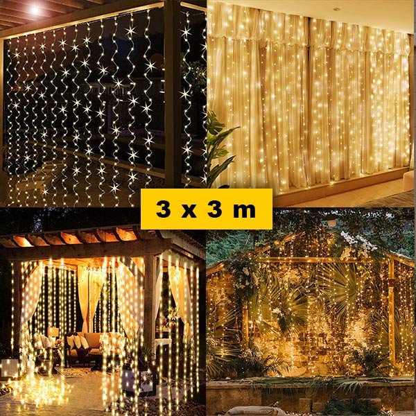 LED svjetlosna zavjesa 3x3m - Curtainlight