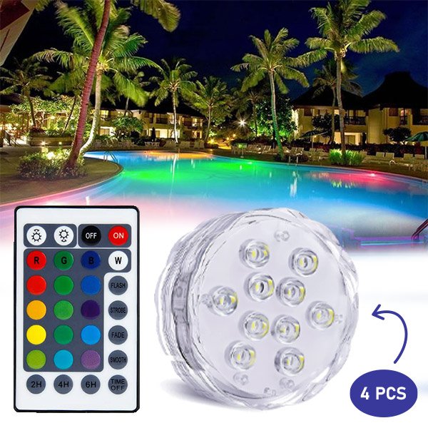 VODOOTPORNA LED SVJETLA (4 kom) - Poollights