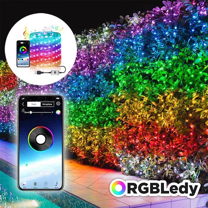 PAMETNA LED BOŽIĆNE LAMPICE - RGBLedy