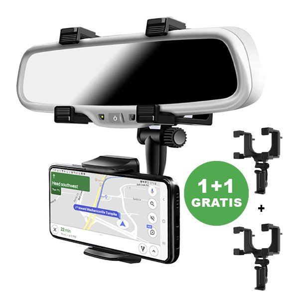 1+1 GRATIS Držač mobitela za ogledalo – RearyHoldy