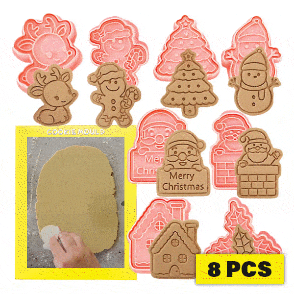 Kalupi za božićne kolače (8 komada) - Biscuity