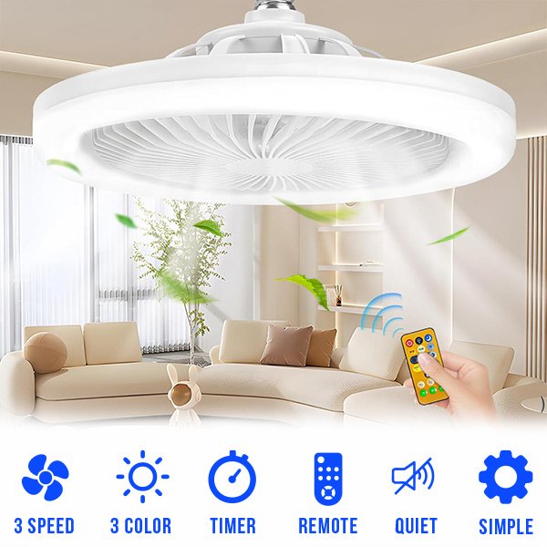 Svjetiljka na stropu s ventilatorom - Fanny