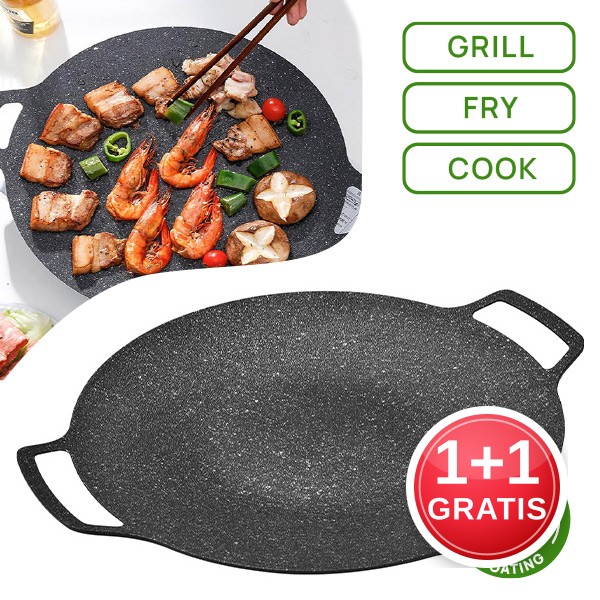Korejska okrugla tava - Bbqpan (1 + 1 GRATIS)
