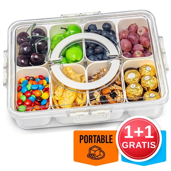 Prijenosna kutija za grickalice - SnackGo (1 + 1 GRATIS)
