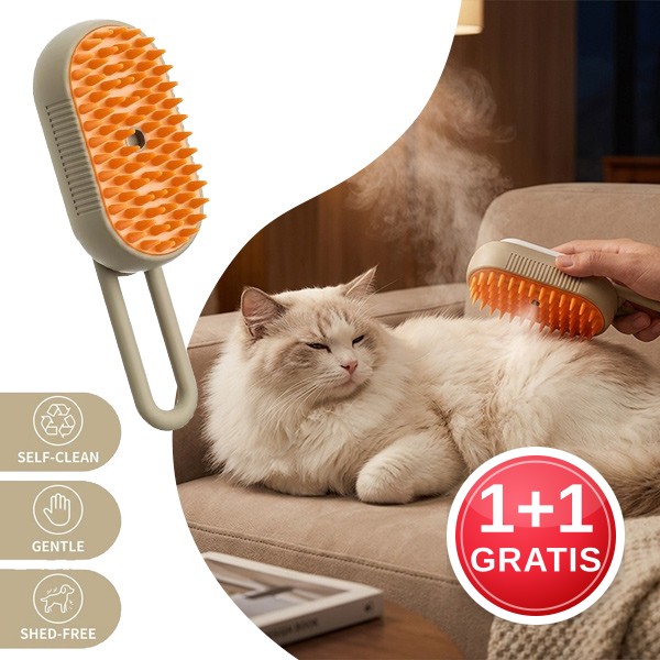 Parna četka za kućne ljubimce - PawMist (1 + 1 GRATIS)